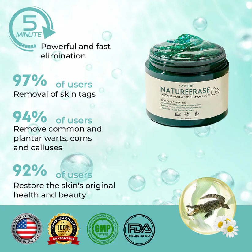 NatureErase Azonnali anyajegy- és folteltávolító gél