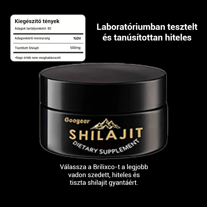 Shilajit Az abszolút természetes kétirányú az egészségért, erőért és szépségért