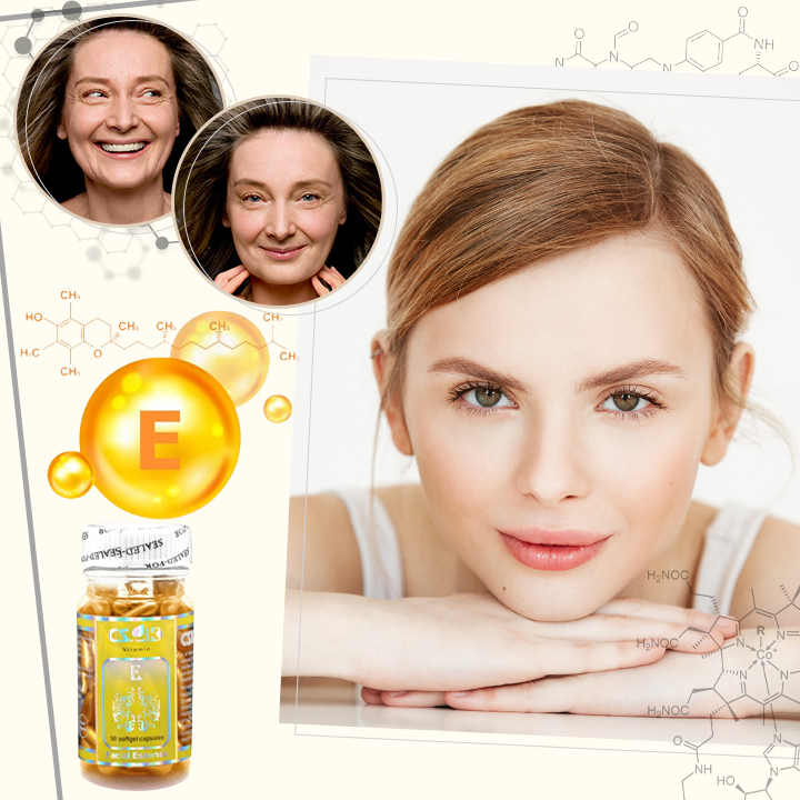 arcszérum E-vitaminnal 180 kapszulában